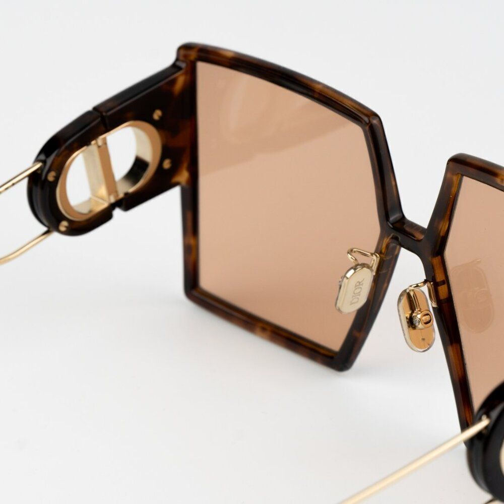 NEW Dior 30MONTAIGNE SU CD40030U 53Y 26L0 Blonde Havana Brown Women Sunglasses - Picture 10 of 11